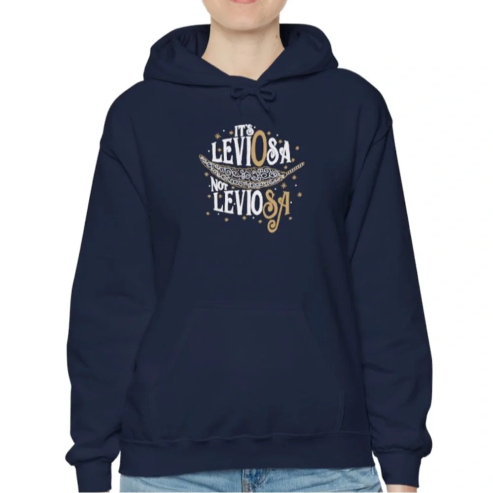 Hoodie Sweatshirt Wingardium Leviosa Hermione Granger Harry Potter Wizarding - Picture 2 of 4